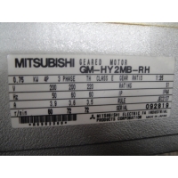 *  200V0.75KW4P 3PH
 GM-HY 2MB-RH   GEAR RAYIO (기어드 감속비): 1 : 25    재고1